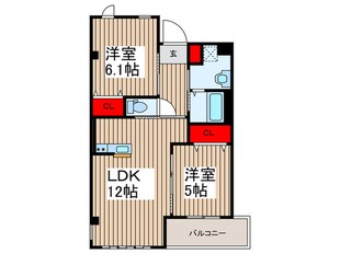 仮)大沢３丁目新築マンションの物件間取画像